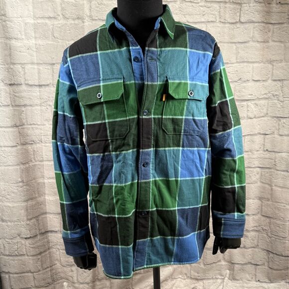 Levi's Gold Tab Fleece Lined Men's Small Jackson Flannel Button-Up Jacket NWT - Picture 6 of 15